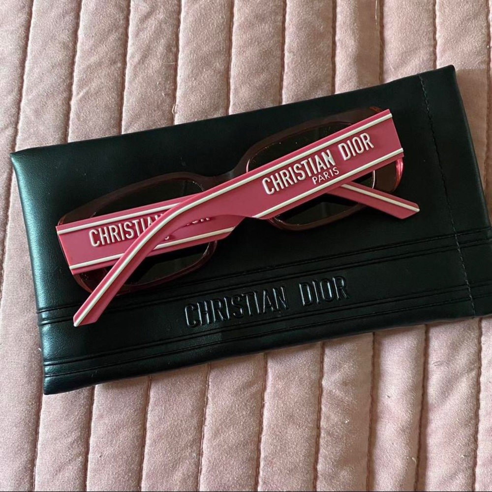 Pink Christian Dior Sunglasses